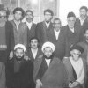 حضرت حجت الاسلام شهید شیخ احمد کافی (ره) سال 1349 در جمع نمازگزاران مسجد حسین بن علی (ع)